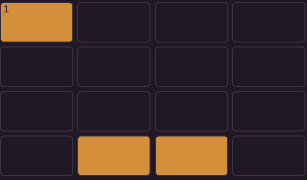Arp fill gesture for a down-and-up pattern