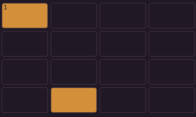 Arp fill gesture for a down-up pattern