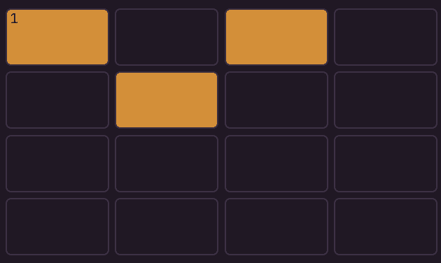 Arp fill gesture for a thumb-down pattern