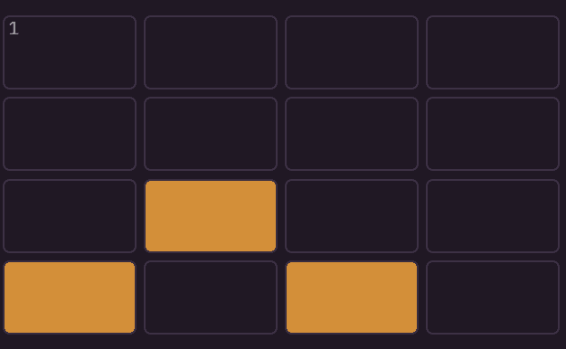 Arp fill gesture for a thumb-up pattern