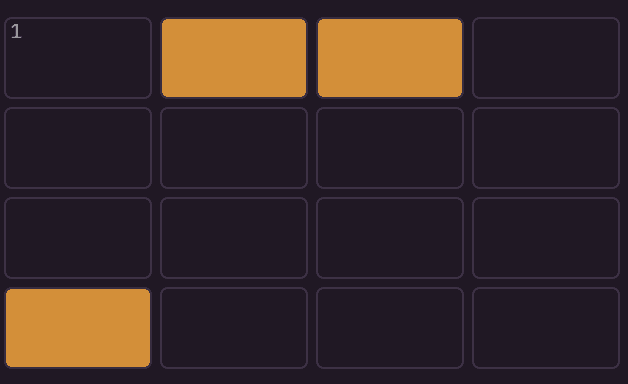 Arp fill gesture for an up-and-down pattern