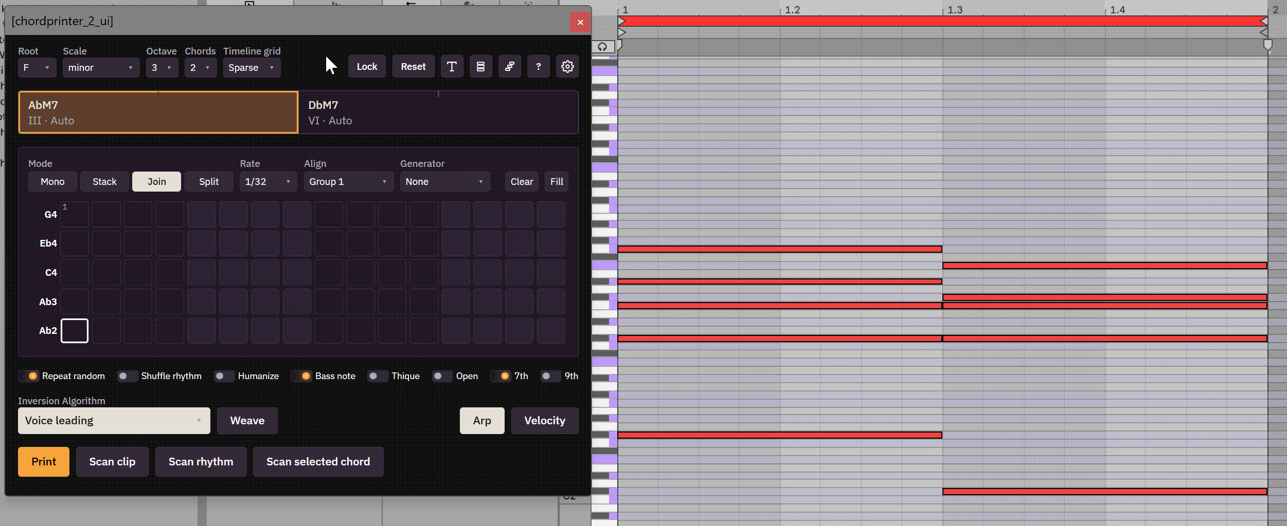 Clearing and filling the arp grid